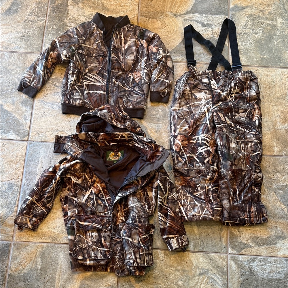 Cabela's Insulated Youth Waterfowl Quad Parka and Bibs